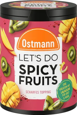 Produktbild von Ostmann Lets Do Spicy Fruits Würzmischung scharfes Topping Packung 70g