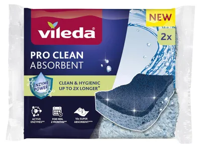 Obrázek produktu pro Vileda Glitzi Pro Clean – viskózové utěrky na nádobí, balení po 2 kusech