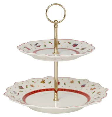 Zdjęcie produktu dla Villeroy & Boch 1485857887, Okrągły, Czerwony, Biały, Porcelana, 240 mm, 907,2 g