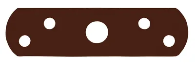 Produktbild von BASI - Zusatz-Distanzplatten-Set Braun - optional für FS 500 (1100-0060 & 1100-0061) - 1100-0063