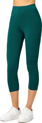 Produktbild von Merry Style Damen Leggings 3/4 aus Viskose MS10-144 (Smaragdgrün, XL)