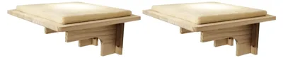 Produktbild von 2x Katzen Liegeplatz Schlafplatz Liegebrett Fensterliege Sitzplatz Wandliege