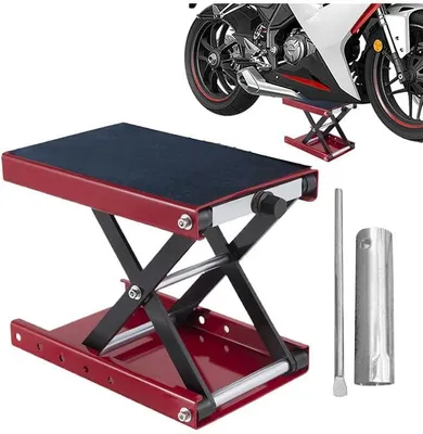 Productafbeelding van Motorfietslift met schaarmechanisme en breed plateau