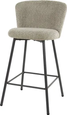 Produktbild von Zatalo Bouclé Barhocker Dragana Sand