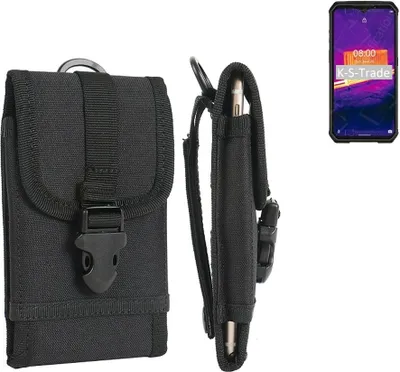 Produktbild von K-S-Trade Holster Handy Hülle kompatibel mit Ulefone Armor 9 Holster Handytasche Gürtel Tasche Schutz Hülle Robust Outdoor schwarz