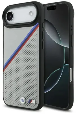 Produktbild von Fall Bmw M Tricolour Metall Logo Magsafe Do Iphone 17 Air - Szare