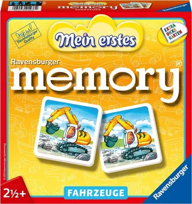 Produktbild von Mein erstes memory® Fahrzeuge Ravensburger 21437
