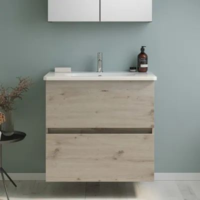 Produktbild von burgbad Liniq Waschtisch mit Unterschrank 80,5 cm