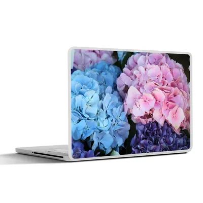 Produktbild von MuchoWow® Laptop Aufkleber Sticker Cover Blumen - Strauch - Hortensie - Botanisch 40x30 cm - Laptop Dekoration - Selbstklebend