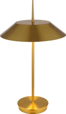 Produktbild von Globo Lighting Tischleuchte Metall messingfarben matt, 2x E27