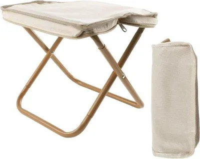 Produktbild von Famanu Klapphocker für Reisen, Wandern, Garten und Strand - Leicht und kompakt