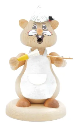 Produktbild von Schweda - Echt Erzgebirge Hamster Räuchermann,-figur,-männchen 13cm - Maler