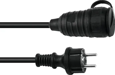 Imagen del producto de EUROLITE, cable de extensión, 3 enchufes, 1,5 metros, 15 metros de longitud (30245698)