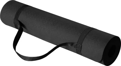Zdjęcie produktu dla Mata do jogi TPE, antypoślizgowa, o grubości 1/4 cala, z paskiem do przenoszenia, idealna do jogi, gimnastyki, pilatesu, fitnessu i treningu w domu. Lekka mata sportowa, łatwa do transportu