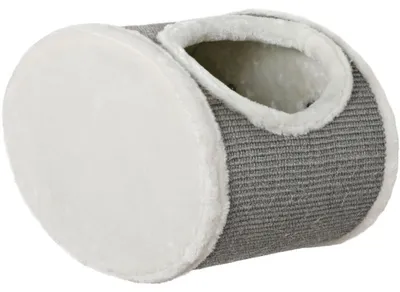 Produktbild von TRIXIE Kuschelhöhle zur Wandmontage - weiß/grau - 42 × 29 × 28 cm