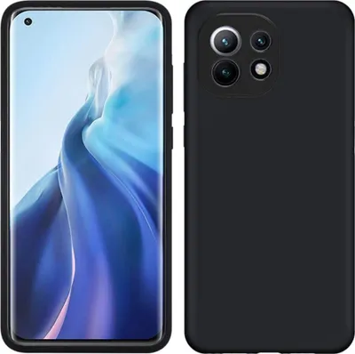 Produktbild von Xiaomi Mi 11 Hülle, LaimTop Flüssig Silikon Soft Gummi Schutzhülle für Xiaomi Mi 11 Schwarz