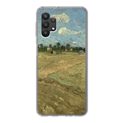 Produktbild von MuchoWow® Handyhülle Schutzhülle Hülle für Samsung Galaxy A32 5G Gepflügte Felder - Vincent van Gogh Silikon Softcase Handy Hülle - Softcase