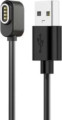 Obrázek produktu pro Magnetický USB nabíjecí datový kabel pro Imoo Watch Z9 Z8 Z7 Z7A 4 pin 1 metr černý