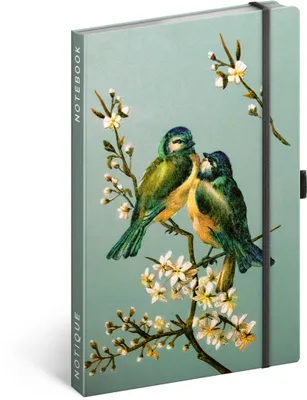 Image de Carnet de notes Oiseaux de Katerina Winterová pointillé