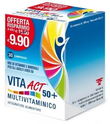 Image de VITA ACT Multivitamines 50+ - 30 comprimés