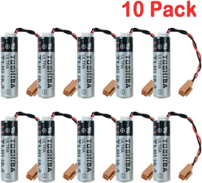 Image de 10 pièces TOSHIBA ER6V / 3,6 V ER6VC119A / B 2400 mAh Lithium PLC batterie industrielle
