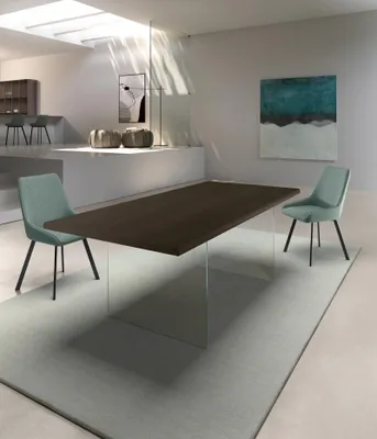 Produktbild von Snooker - Fester Tisch (160 x 90 cm) aus braun wärmebehandelter Eiche
