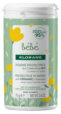 Immagine prodotto di Klorane, Baby, talco protettivo per il corpo, 75 g
