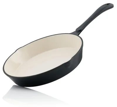 Obrázek produktu pro Omgoods – Smaltovaná litinová pánev – průměr 24 cm – modrá