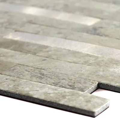 Produktbild von Vinyl Mosaikfliesen Maywald Selbstklebend Grün Braun