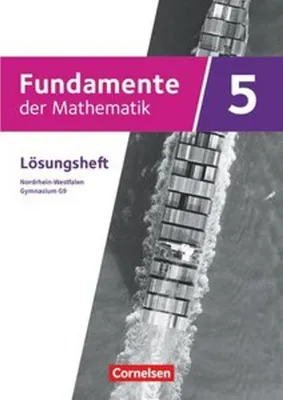 Obrázek produktu pro Fundamente der Mathematik 5. Schuljahr - Nordrhein-Westfalen - Lösungen zum Schülerbuch