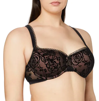 Productafbeelding van Damen bh met voorgevormde cups, met een elegant bloemenmotief