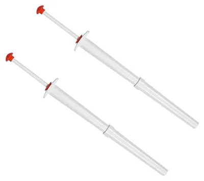 Einlegegabel-Set 2er-Pack, Edelstahl, 20 cm, weiß