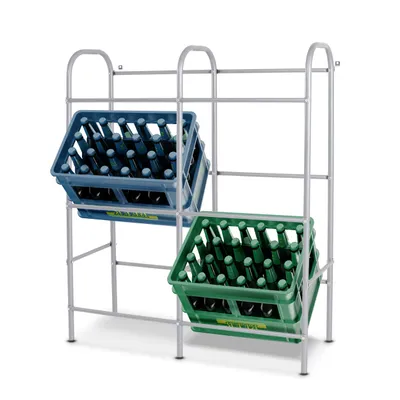 Immagine prodotto di Supporto per casse di bottiglie grigio razzo per 6 casse