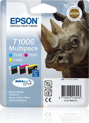 Produktbild von Epson Rhino Multipack 3 Farben T1006, DURABrite Ultra Ink