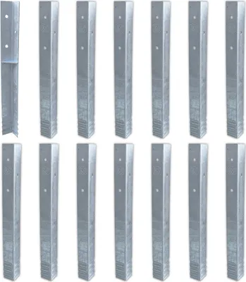 Produktbild von WICKEY Bodenanker Erdanker Winkelanker-Set SolidLock 14 Stk. für Spielturm & Schaukel, Anker, Pfostenanker für Klettergerüst & Gartenzaun