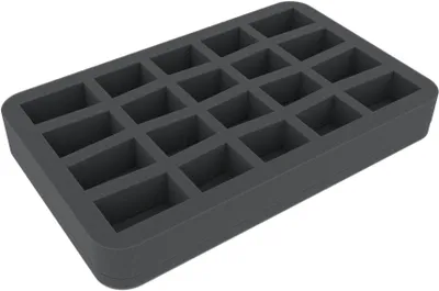 Produktbild von 35 mm Schaumstoffeinlage für Tabletop Miniaturen 1:56 (28 mm)