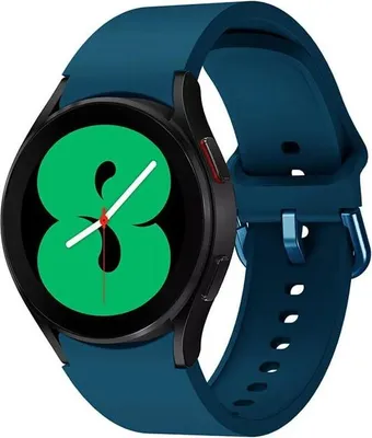 Produktbild von Bizon Armbanduhr Silikon für Galaxy Watch 20 mm, Dunkeltürkis