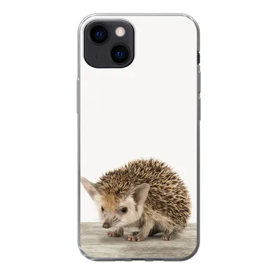Produktbild von MuchoWow® Handyhülle Schutzhülle Hülle für iPhone 13 Igel - Tiere - Jungen - Mädchen Silikon Softcase Handy Hülle - Karteninhaber