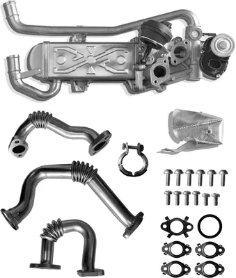 Image de Module EGR avec tuyauterie PARTSTEC adapté notamment à SKODA FABIA