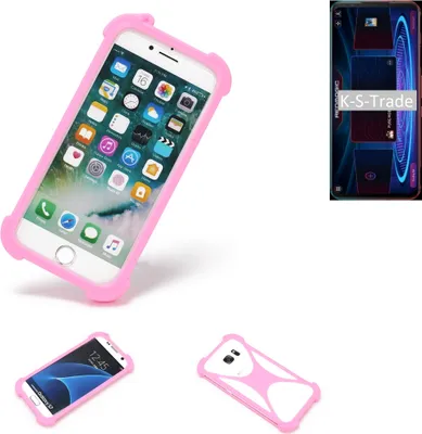 Produktbild von K-S-Trade Handy Hülle kompatibel mit Nubia RedMagic 5G Schutz Hülle Bumper Silikon Schutz Hülle Cover Case Silikoncase Silikonbumper TPU Softcase