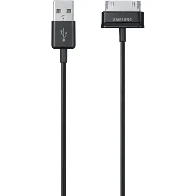 Produktbild von Samsung ECC1DPU Galaxy Tab USB Lade-/Datenkabel, schwarz