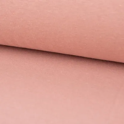 Produktbild von Sweatstoff Meterware Alpensweat kuschelweich uni altrosa meliert 1,50m