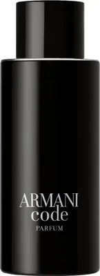 Produktbild von Giorgio Armani Armani Code Parfum, Männer, 75 ml, Nachfüllbare Flasche, Bergamotte, Muskatellersalbei, Iris, Zedernholz, Tonka-Bohne