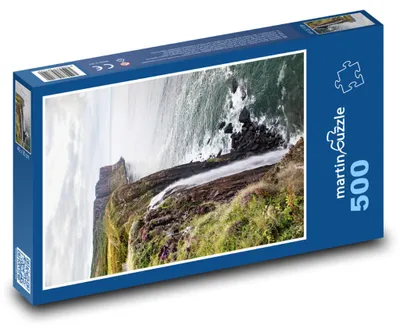 Obrázok produktu pre Puzzle 500 Vodopád pri Oceáne - martinpuzzle