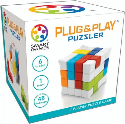 Zdjęcie produktu dla Plug & Play Puzzler, gra logiczna dla 1 gracza z 48 wyzwaniami, 6+ lat