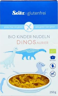 Productafbeelding van Seitz Glutenvrije Kids Pasta Dino's (250 gr)