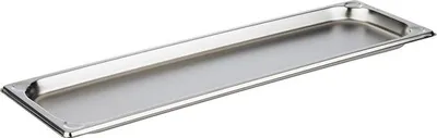 Produktbild von APS 81800 GN 2/4 Behälter, Edelstahl, 53 x 16,2 cm, Tiefe 20 mm, 1,2 Liter