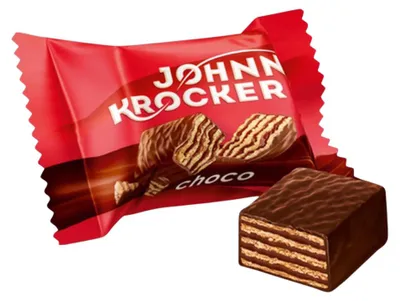 Produktbild von Roshen Johnny Krocker Choco Kakao-Waffeln in Zartbitterschokolade 1 kg
