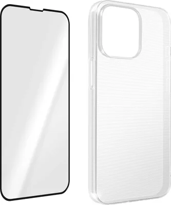 Produktbild von Avizar, 360° Schutz-Set: Hülle und Folie für Apple iPhone 14 Pro, Schwarz