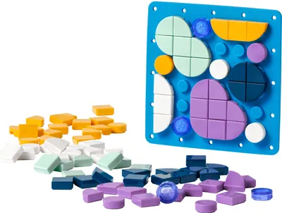 Productafbeelding van LEGO 41955 DOTS Creatieve applicaties, knutselset voor kinderen vanaf 6 jaar, zelf te ontwerpen patches